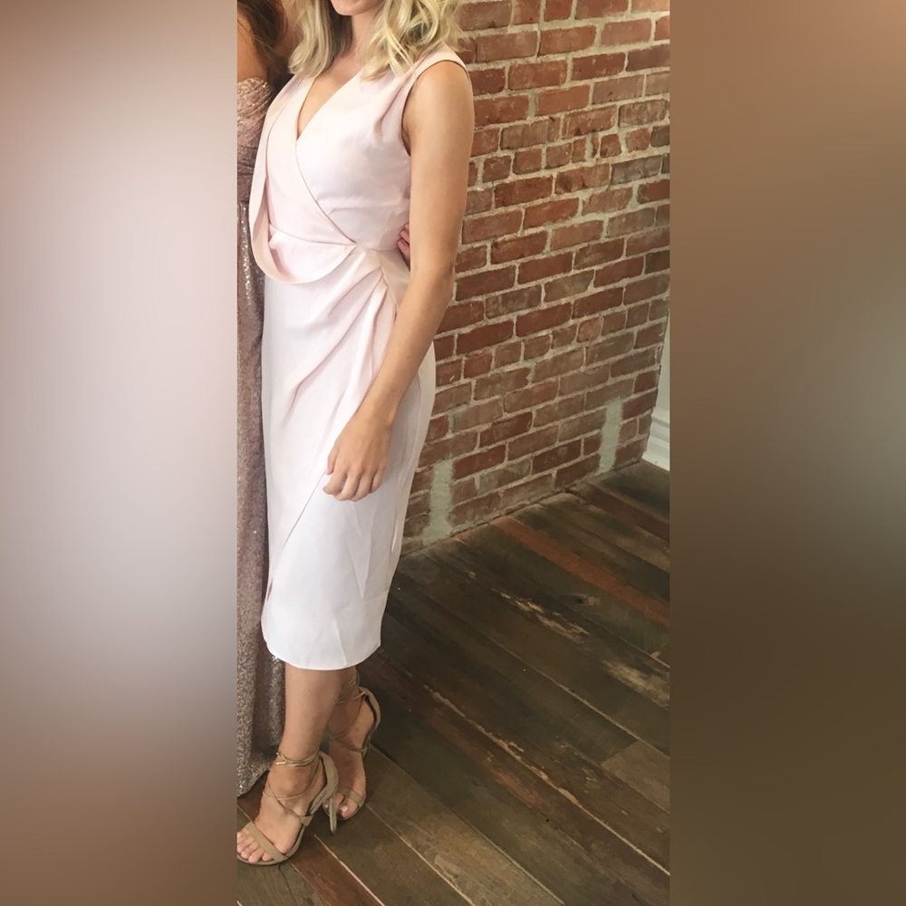 Pink asos dress